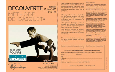 Stage avec Philippe ROUAIRE découvrir la méthode De Gasquet 