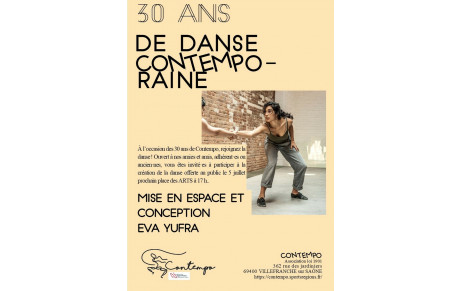 LE PRESENT EN MOUVEMENT SPECTACLE 30 ANS CONTEMPO