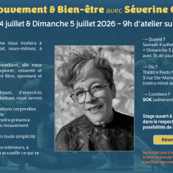 Stage avec Séverine Chasson le 4 juillet 2026